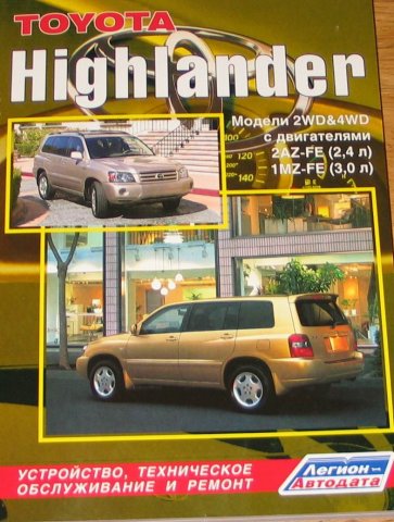 Toyota Highlander Club - Запись на книжку